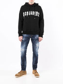 Dsquared2 Graffiti-print Paint Logo Hoodie in Black