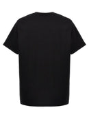 Balmain Embossed Vertical Logo T-Shirt in Black