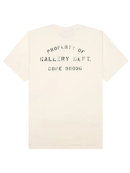 Gallery Dept Property Of Stencil T-Shirt in Cream