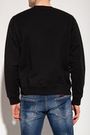 Dsquared2 DSQ2 Orange Patch Sweatshirt in Black