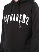 Dsquared2 Graffiti-print Paint Logo Hoodie in Black