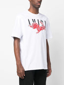 Amiri CNY Bandana Rabbit Print T-Shirt in White