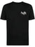 Amiri Staggered Logo T-Shirt in Black