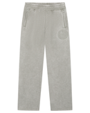 Magiri Embroidered Acid Wash Joggers in Washed Oatmeal