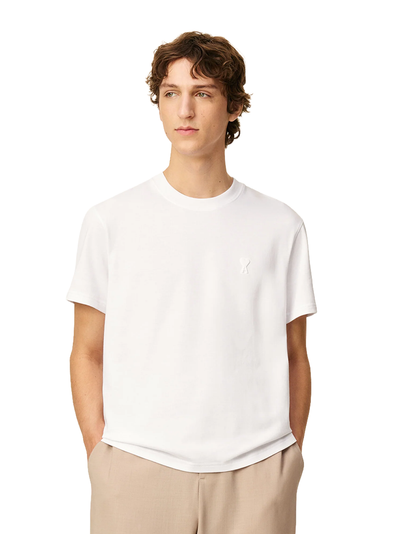 Ami Paris De Coeur T-shirt in White