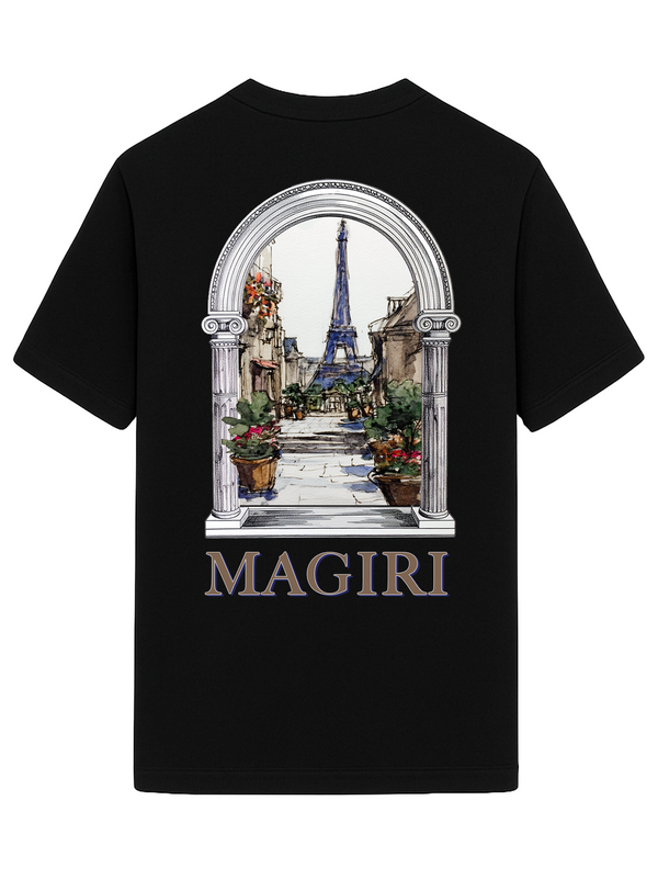 Magiri Archway Printed T-Shirt in Black