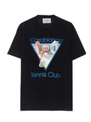 Casablanca Tennis Club  'La Joueuse' T-shirt Black