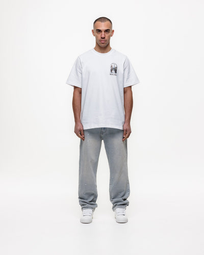 Magiri Core Painted Straight Jeans in Blue