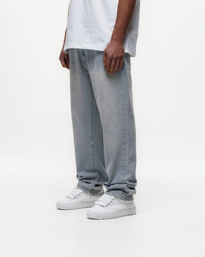 Magiri Core Painted Straight Jeans in Blue