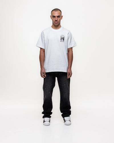 Magiri Core Painted Straight Jeans in Black