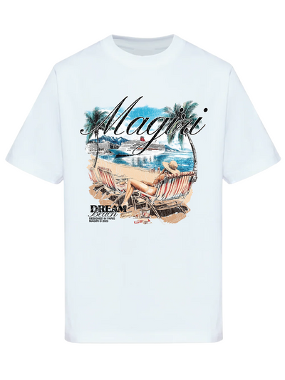 Magiri Dream Beach Printed T-Shirt in White