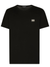 Dolce & Gabbana Silver Plaque Logo T-Shirt in Black