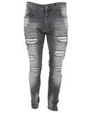 Magiri Douai Ripped Patch Jeans in Grey