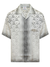 Casablanca Gradient Heart Monogram Silk Shirt in Grey