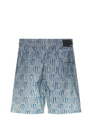 Amiri Gradient Swim Shorts in Blue