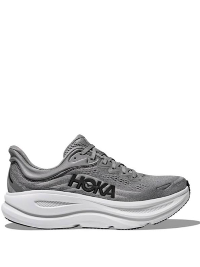 Hoka Bondi 9 Trainers in Galactic Grey & Stellar Grey