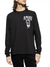 Amiri Crystal Ball Logo Printed Long Sleeve T-Shirt in Black