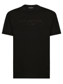 Dolce & Gabbana Black Sicily Logo Printed T-Shirt in Black