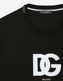 Dolce & Gabbana DG Milano Logo Print T-shirt in Black