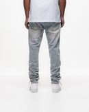 Magiri Indigo Painted Slim Jeans in Blue