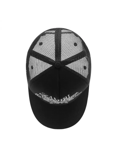 Amiri Pegasus Embroidered Cap in Black