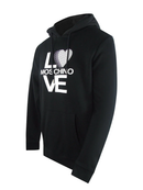 Love Moschino Iconic Bold Logo Hoodie in Black