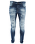 Magiri Montpellier Distressed Ripped Jeans in Blue