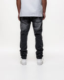 Magiri Ombre Slim Jeans in Black