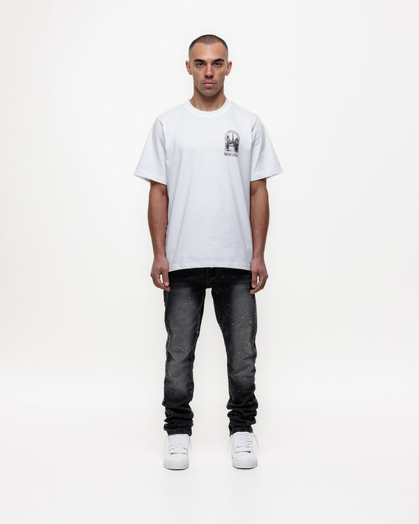 Magiri Ombre Slim Jeans in Black