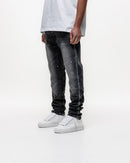 Magiri Ombre Slim Jeans in Black