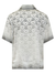Casablanca Gradient Heart Monogram Silk Shirt in Grey