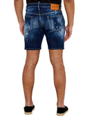 Dsquared2 Medium Easy Wash Marine Shorts Navy Blue W30