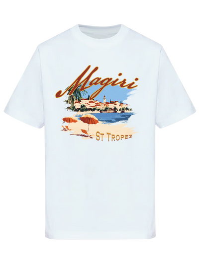 Magiri St. Tropez Printed T-Shirt in White