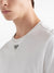 Prada Triangle Plaque T-Shirt in White