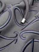Loewe Split Logo Relaxed Fit Hoodie in Slate Grey
