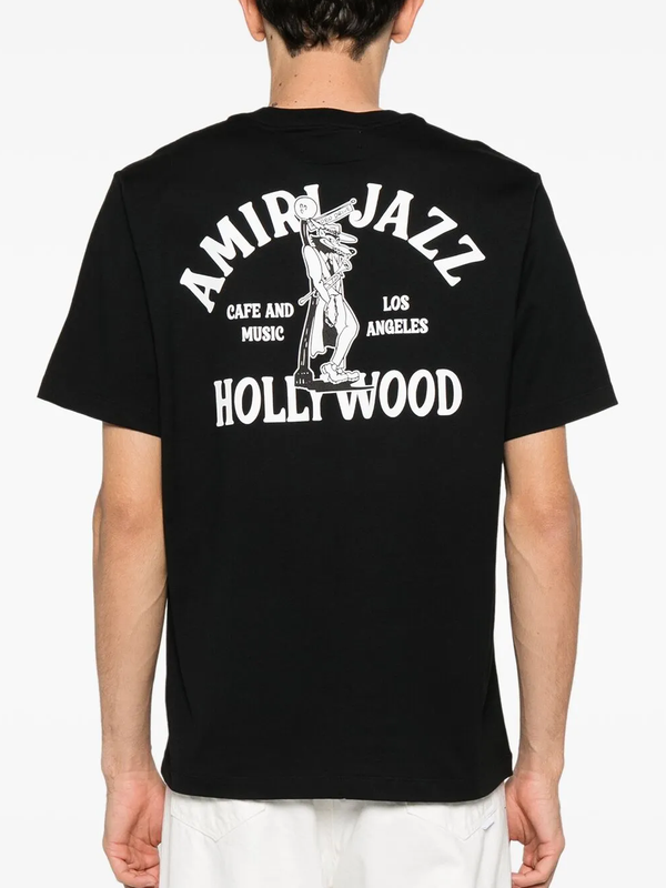 Amiri Jazz Wolf T-Shirt in Black
