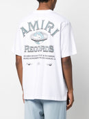 Amiri Global Records Logo Printed T-Shirt in White