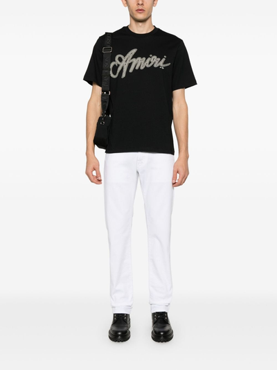 Amiri Script Logo T-Shirt in Black
