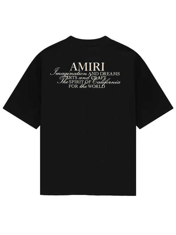 Amiri Spirit Logo T-Shirt in Black