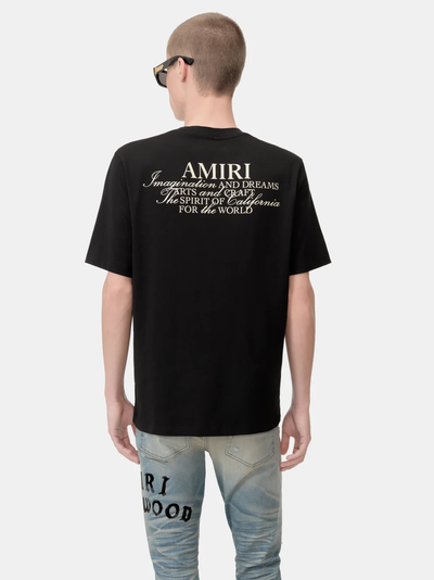 Amiri Spirit Logo T-Shirt in Black