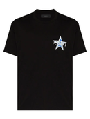 Amiri Paisley Star Printed T-Shirt in Black