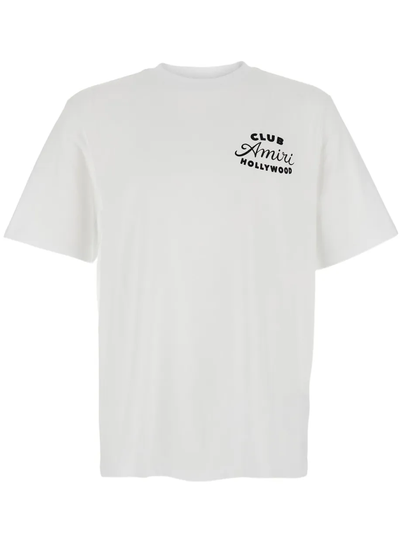 Amiri Club Logo T-Shirt in White