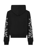 Amiri Checkered Bones Hoodie in Black