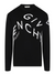 Givenchy Refracted Embroidered Logo Sweatshirt in Black