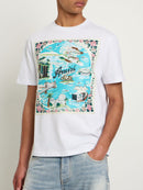 Amiri California Hawaiian T-Shirt in White