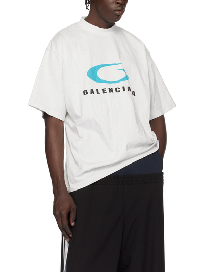 Balenciaga Loop Sports Icon T-Shirt in White