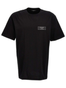 Balmain Logo Patch T-Shirt in Black