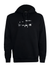 Dsquared2 Icon Black Tape Printed Hoodie in Black