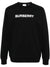 Burberry Logo Print Sweatshirt in Black