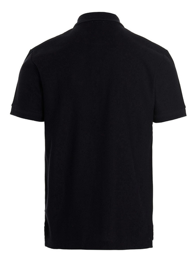 Burberry Branded Circle Logo Navy Polo Shirt